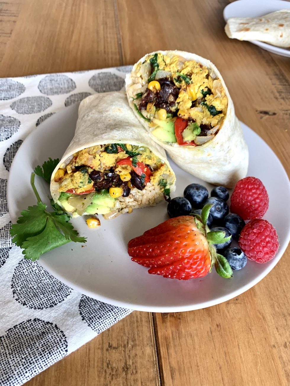 Vegan Breakfast Burritos - Good Stuff Nutrition